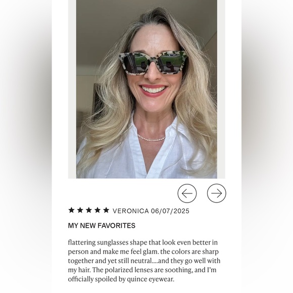 Malibu QUINCE Tortoiseshell Square Frame Women's Sunglasses Acetate - Picture 7 of 7